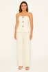 'Lilian' Tube Top and Wide Leg Pants Set - Celes Fashion